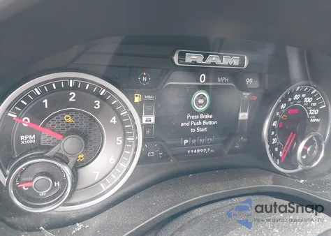 2019 Ram 1500 Laramie 4X4 5'7 Box из США, поврежденный, VIN 1C6SRFJT1KN691482